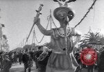 Standbild Mardi Gras Feier Viareggio Italien, 1953, aus Sekunde 29 historischem Filmmaterial Videoclip 65675034642