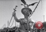 Standbild Mardi Gras Feier Viareggio Italien, 1953, aus Sekunde 30 historischem Filmmaterial Videoclip 65675034642