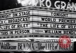 Standbild William Bendix Cincinnati Ohio USA, 1949, aus Sekunde 13 historischem Filmmaterial Videoclip 65675034650