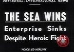 Standbild Der SS Flying Enterprise Atlantik, 1952, aus Sekunde 15 historischem Filmmaterial Videoclip 65675034652