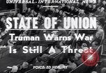Standbild Harry S Truman Washington DC USA, 1952, aus Sekunde 6 historischem Filmmaterial Videoclip 65675034653