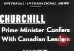 Standbild Winston Churchill Ottawa Ontario Kanada, 1952, aus Sekunde 3 historischem Filmmaterial Videoclip 65675034658
