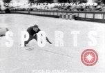 Image of World Barrel Jumping Contest on ice Liberty New York USA, 1952, second 1 stock footage video 65675034662
