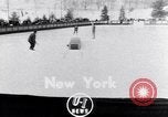 Image of World Barrel Jumping Contest on ice Liberty New York USA, 1952, second 6 stock footage video 65675034662