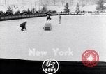 Image of World Barrel Jumping Contest on ice Liberty New York USA, 1952, second 7 stock footage video 65675034662
