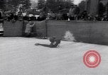 Image of World Barrel Jumping Contest on ice Liberty New York USA, 1952, second 18 stock footage video 65675034662