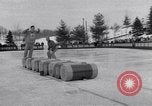 Image of World Barrel Jumping Contest on ice Liberty New York USA, 1952, second 26 stock footage video 65675034662