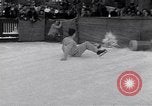 Image of World Barrel Jumping Contest on ice Liberty New York USA, 1952, second 31 stock footage video 65675034662