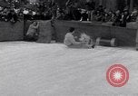 Image of World Barrel Jumping Contest on ice Liberty New York USA, 1952, second 32 stock footage video 65675034662