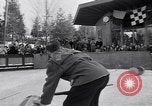 Image of World Barrel Jumping Contest on ice Liberty New York USA, 1952, second 47 stock footage video 65675034662