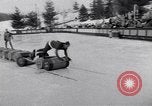 Image of World Barrel Jumping Contest on ice Liberty New York USA, 1952, second 49 stock footage video 65675034662