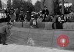 Image of World Barrel Jumping Contest on ice Liberty New York USA, 1952, second 59 stock footage video 65675034662
