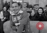 Image of World Barrel Jumping Contest on ice Liberty New York USA, 1952, second 61 stock footage video 65675034662