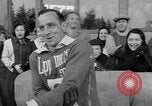Image of World Barrel Jumping Contest on ice Liberty New York USA, 1952, second 62 stock footage video 65675034662