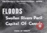 Image of floods Ottawa Ontario Canada, 1951, second 1 stock footage video 65675034667