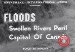 Image of floods Ottawa Ontario Canada, 1951, second 5 stock footage video 65675034667