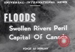 Image of floods Ottawa Ontario Canada, 1951, second 6 stock footage video 65675034667