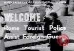 Image of Tourist Police Rome Italy, 1951, second 3 stock footage video 65675034668