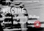 Image of Tourist Police Rome Italy, 1951, second 5 stock footage video 65675034668