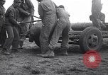 Image of B-26 bomber aircraft being armed Tunisia North Africa, 1943, second 28 stock footage video 65675034693