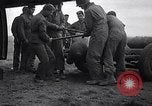 Image of B-26 bomber aircraft being armed Tunisia North Africa, 1943, second 32 stock footage video 65675034693