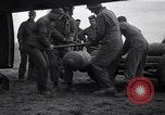 Image of B-26 bomber aircraft being armed Tunisia North Africa, 1943, second 33 stock footage video 65675034693