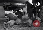 Image of B-26 bomber aircraft being armed Tunisia North Africa, 1943, second 51 stock footage video 65675034693