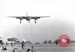 Image of B-26 bomber aircraft with battle damage Tunisia North Africa, 1943, second 1 stock footage video 65675034694