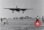 Image of B-26 bomber aircraft with battle damage Tunisia North Africa, 1943, second 3 stock footage video 65675034694