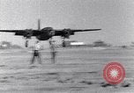 Image of B-26 bomber aircraft with battle damage Tunisia North Africa, 1943, second 5 stock footage video 65675034694