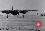 Image of B-26 bomber aircraft with battle damage Tunisia North Africa, 1943, second 7 stock footage video 65675034694