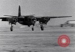 Image of B-26 bomber aircraft with battle damage Tunisia North Africa, 1943, second 8 stock footage video 65675034694