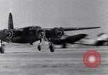 Image of B-26 bomber aircraft with battle damage Tunisia North Africa, 1943, second 9 stock footage video 65675034694