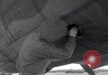 Image of B-26 bomber aircraft with battle damage Tunisia North Africa, 1943, second 33 stock footage video 65675034694