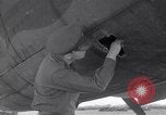 Image of B-26 bomber aircraft with battle damage Tunisia North Africa, 1943, second 40 stock footage video 65675034694