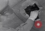 Image of B-26 bomber aircraft with battle damage Tunisia North Africa, 1943, second 42 stock footage video 65675034694