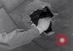 Image of B-26 bomber aircraft with battle damage Tunisia North Africa, 1943, second 45 stock footage video 65675034694