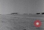 Image of B-26 bomber aircraft with battle damage Tunisia North Africa, 1943, second 62 stock footage video 65675034694