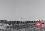 Image of Navy F-4U Corsair gear collapses during landing Okinawa Ryukyu Islands, 1945, second 3 stock footage video 65675034705