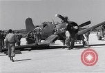 Image of Navy F-4U Corsair gear collapses during landing Okinawa Ryukyu Islands, 1945, second 36 stock footage video 65675034705