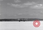 Image of P-38 aircraft of the 318th Fighter Group landing Okinawa Ryukyu Islands, 1945, second 50 stock footage video 65675034706