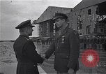 Image of General awards Distinguished Flying Cross to Elliott Roosevelt North Africa, 1942, second 28 stock footage video 65675034708