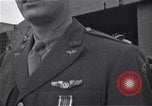 Image of General awards Distinguished Flying Cross to Elliott Roosevelt North Africa, 1942, second 57 stock footage video 65675034708