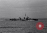 Image of battleships Pacific Theater, 1944, second 10 stock footage video 65675034731