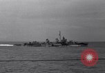 Image of battleships Pacific Theater, 1944, second 15 stock footage video 65675034731