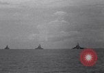 Image of battleships Pacific Theater, 1944, second 34 stock footage video 65675034731