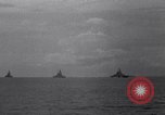 Image of battleships Pacific Theater, 1944, second 38 stock footage video 65675034731