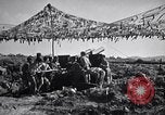 Image of U.S. Marine Battery firing 155mm howitzer Okinawa Ryukyu Islands, 1945, second 9 stock footage video 65675034734