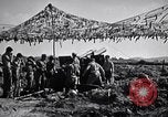 Image of U.S. Marine Battery firing 155mm howitzer Okinawa Ryukyu Islands, 1945, second 18 stock footage video 65675034734