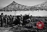 Image of U.S. Marine Battery firing 155mm howitzer Okinawa Ryukyu Islands, 1945, second 23 stock footage video 65675034734